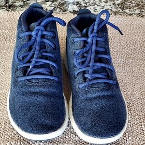 Allbirds Wool Runner Mizzle Shoes, Navy, Sz Mens 9, EUC
